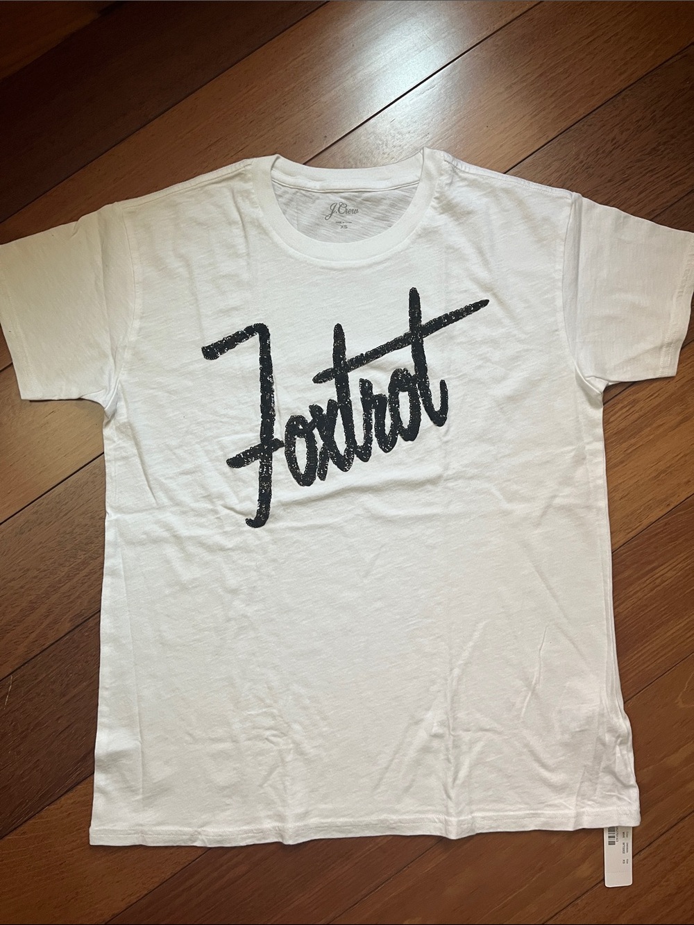 NWT J. Crew Sequin Slogan Graphic Tee